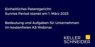 unternehmen melden marken und patente an zurich Keller Schneider Patent- und Markenanwälte AG