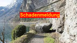 Wir sind Ihnen dankbar, wenn Sie uns Schäden an der Signalisation oder am Zustand der Wanderwege melden. Ihre Angaben dienen der Sicherheit für alle Wandernden.